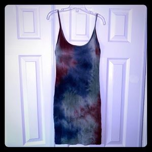 Summer Tie Dye Body Con Dress